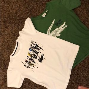 Two Lacoste T-shirts